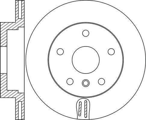 FIT FR0905V - Тормозной диск autospares.lv