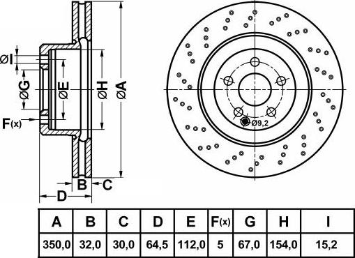 FIT FR0915DSET - Тормозной диск autospares.lv