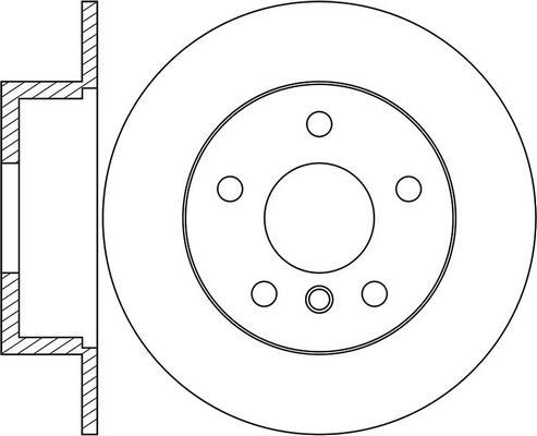 DOYEN RDP272 - Тормозной диск autospares.lv