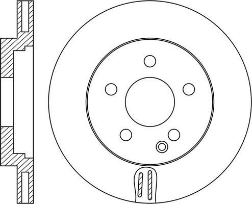 FIT FR0913V - Тормозной диск autospares.lv