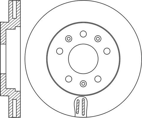 FIT FR0984V - Тормозной диск autospares.lv