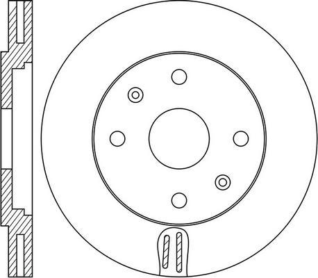 FIT FR0980V - Тормозной диск autospares.lv