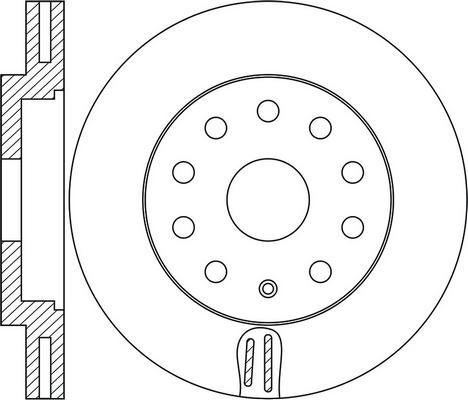 Pagid 55324PRO - Тормозной диск autospares.lv