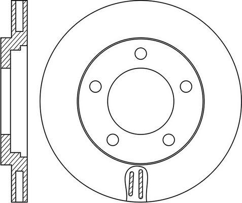 FIT FR0937V - Тормозной диск autospares.lv