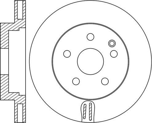 FIT FR0922V - Тормозной диск autospares.lv