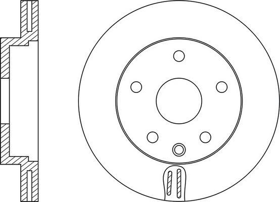 FIT FR0499V - Тормозной диск autospares.lv