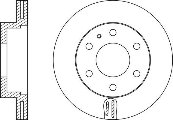 FIT FR0492V - Тормозной диск autospares.lv