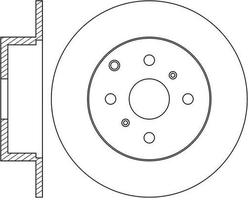 FIT FR0419 - Тормозной диск autospares.lv
