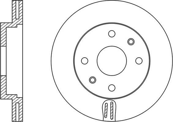 FIT FR0480V - Тормозной диск autospares.lv