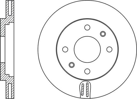 FIT FR0482V - Тормозной диск autospares.lv