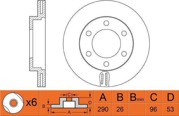 FIT FR0432V - Тормозной диск autospares.lv