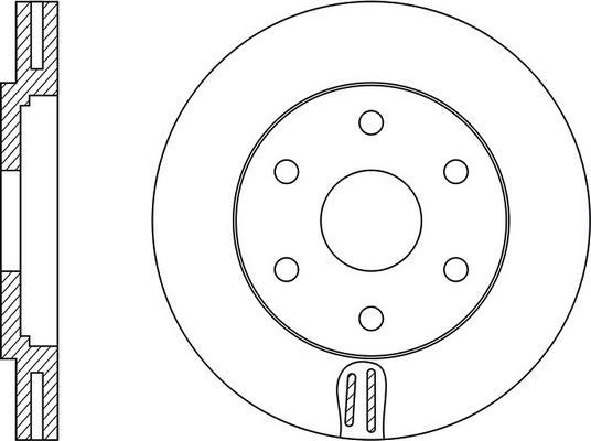 FIT FR0428V - Тормозной диск autospares.lv