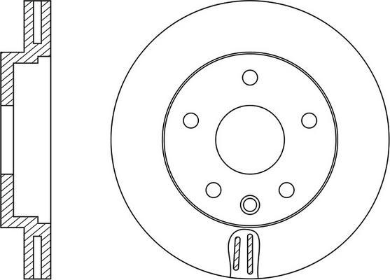 FIT FR0427V - Тормозной диск autospares.lv