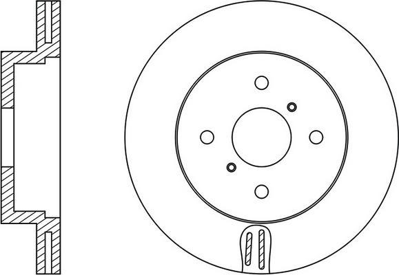 FIT FR0474V - Тормозной диск autospares.lv