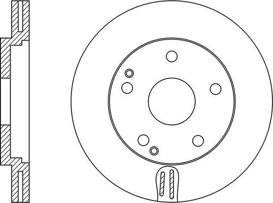 FIT FR0471V - Тормозной диск autospares.lv
