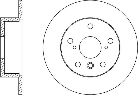 FIT FR0591 - Тормозной диск autospares.lv