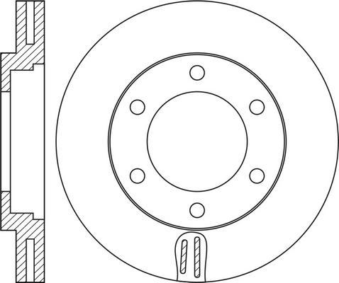 Stellox 6020-2262VK-SX - Тормозной диск autospares.lv