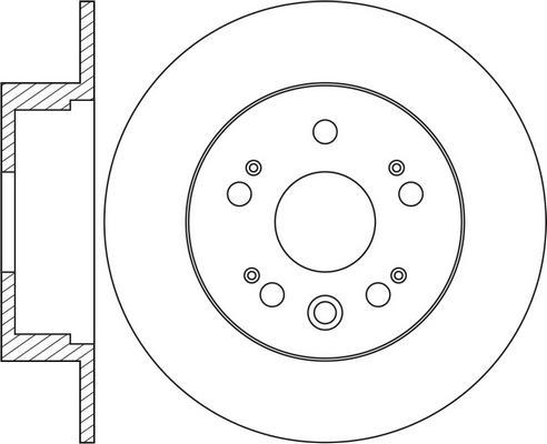 FIT FR0565 - Тормозной диск autospares.lv