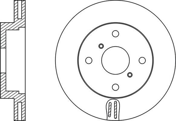 FIT FR0589V - Тормозной диск autospares.lv