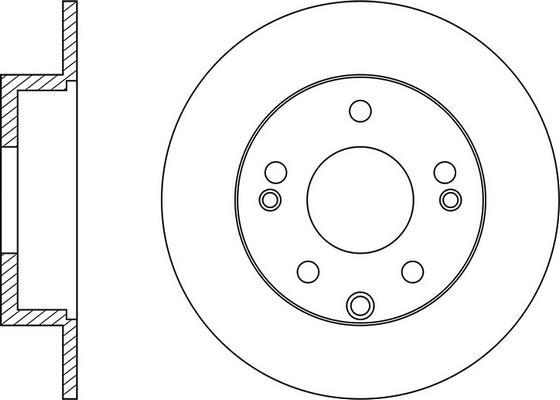 FIT FR0581 - Тормозной диск autospares.lv