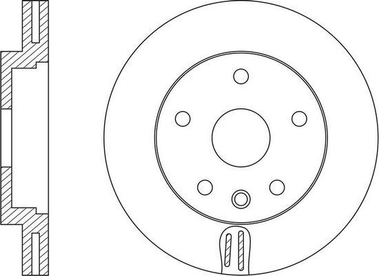 FIT FR0694V - Тормозной диск autospares.lv