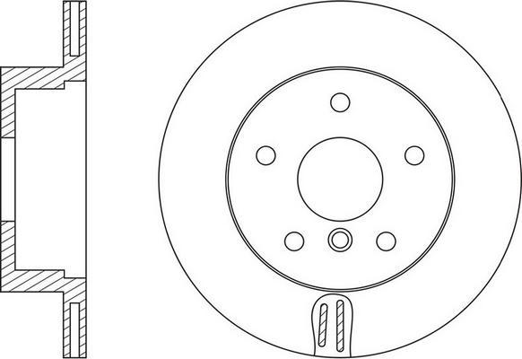 FIT FR0698V - Тормозной диск autospares.lv