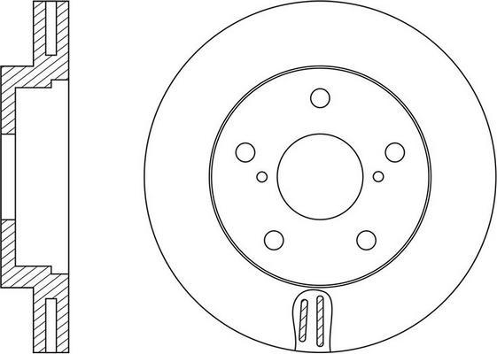 FIT FR0692V - Тормозной диск autospares.lv