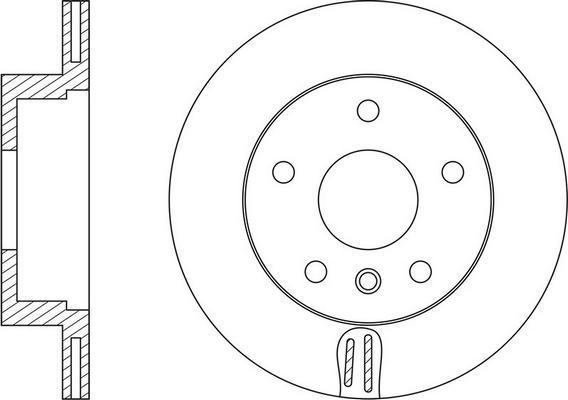 FIT FR0649V - Тормозной диск autospares.lv