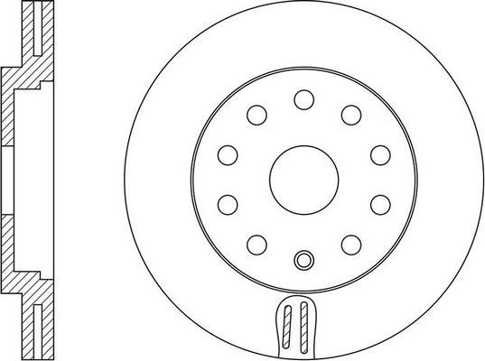 FIT FR0659V - Тормозной диск autospares.lv