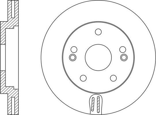 FIT FR0653V - Тормозной диск autospares.lv