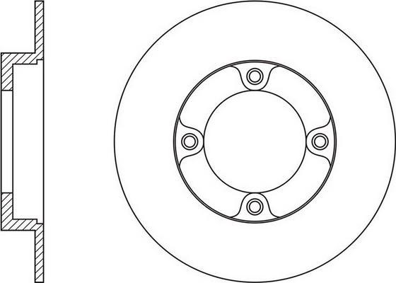 FIT FR0652 - Тормозной диск autospares.lv