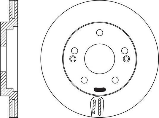 FIT FR0666V - Тормозной диск autospares.lv