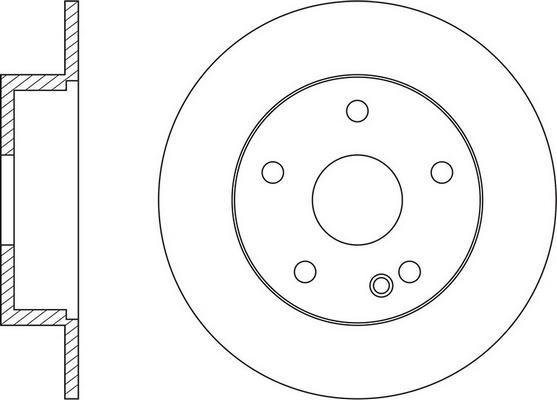 FIT FR0663 - Тормозной диск autospares.lv