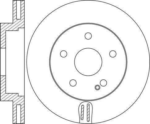 FIT FR0662V - Тормозной диск autospares.lv