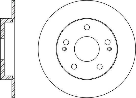 FIT FR0667 - Тормозной диск autospares.lv