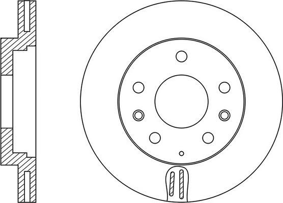 Japko 60310 - Тормозной диск autospares.lv