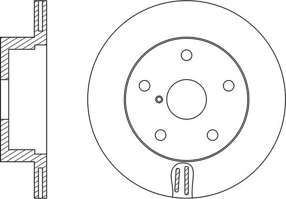 FIT FR0614V - Тормозной диск autospares.lv