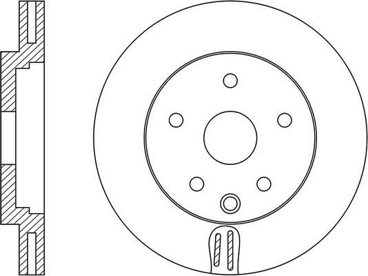 FIT FR0611V - Тормозной диск autospares.lv