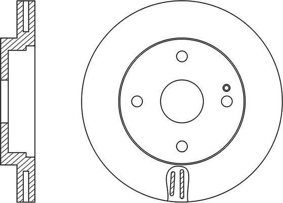 FIT FR0618V - Тормозной диск autospares.lv