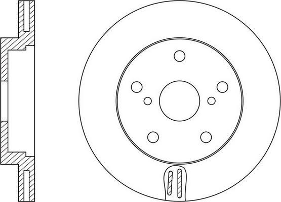 FIT FR0680V - Тормозной диск autospares.lv