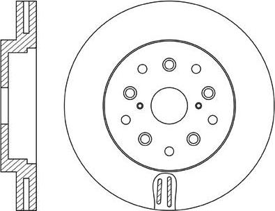 FIT FR0683DL - Тормозной диск autospares.lv