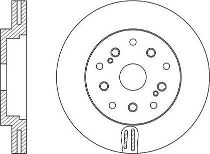 FIT FR0683DR - Тормозной диск autospares.lv