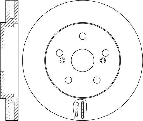 Woking D61540.10 - Тормозной диск autospares.lv
