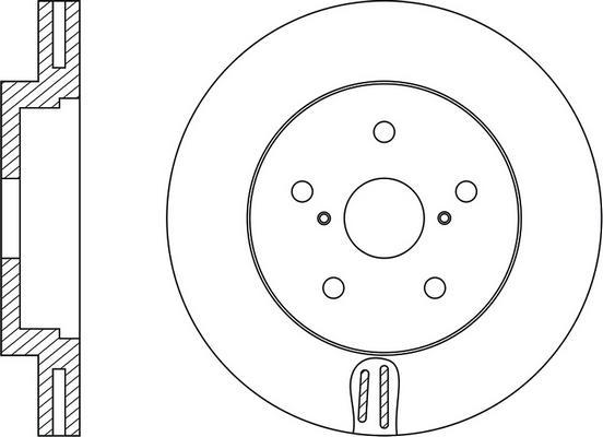 CAR DF 1219 - Тормозной диск autospares.lv