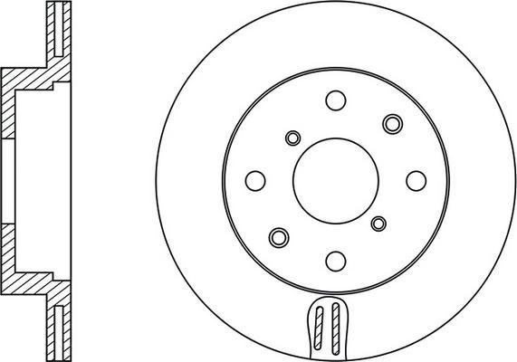 FIT FR0629V - Тормозной диск autospares.lv