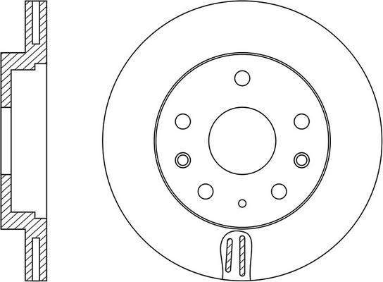 FIT FR0621V - Тормозной диск autospares.lv