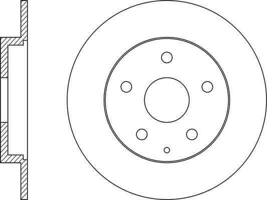 FIT FR0623 - Тормозной диск autospares.lv