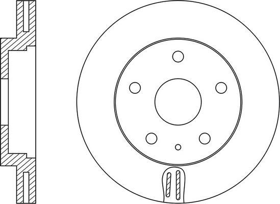 MAZDA KO11-33-251B - Тормозной диск autospares.lv