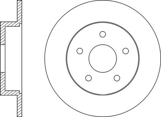 FIT FR0627 - Тормозной диск autospares.lv