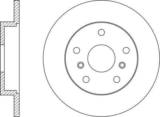 FIT FR0674 - Тормозной диск autospares.lv